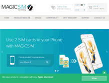 Tablet Screenshot of magic-sim.com