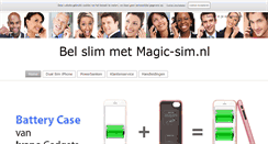 Desktop Screenshot of magic-sim.nl